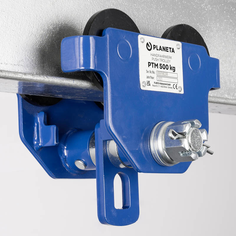Laufkatze PTM mit 500 kg Tragfähigkeit seitlich