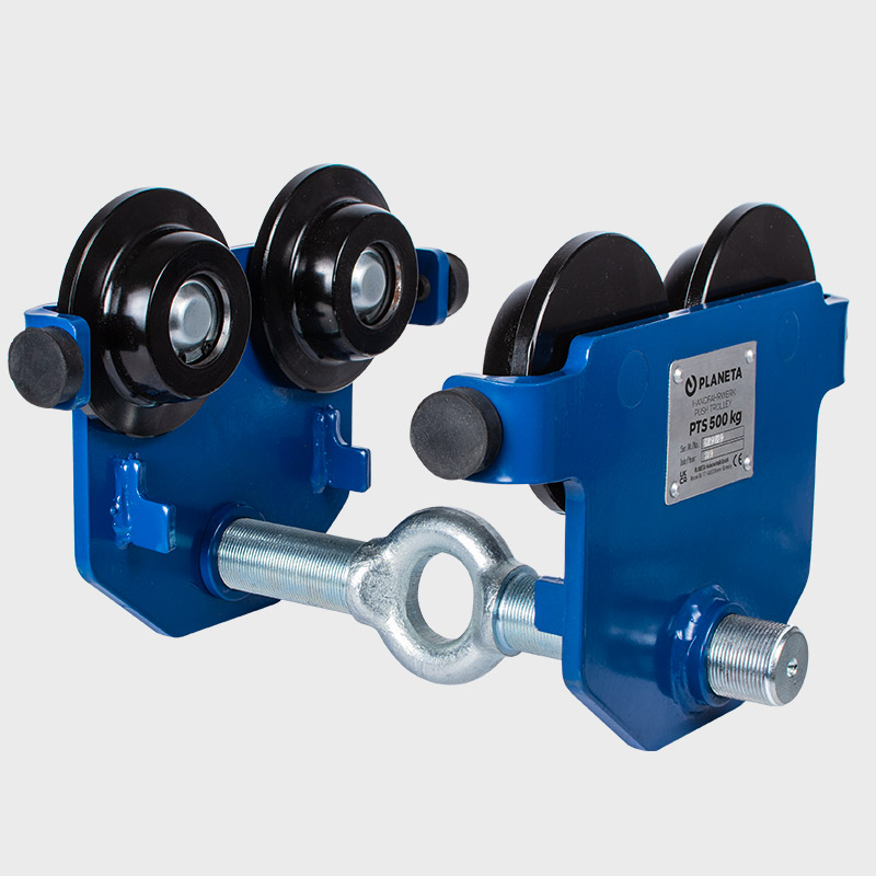 Handfahrwerk PTS mit 1.000 kg Tragfähigkeit freigestellt