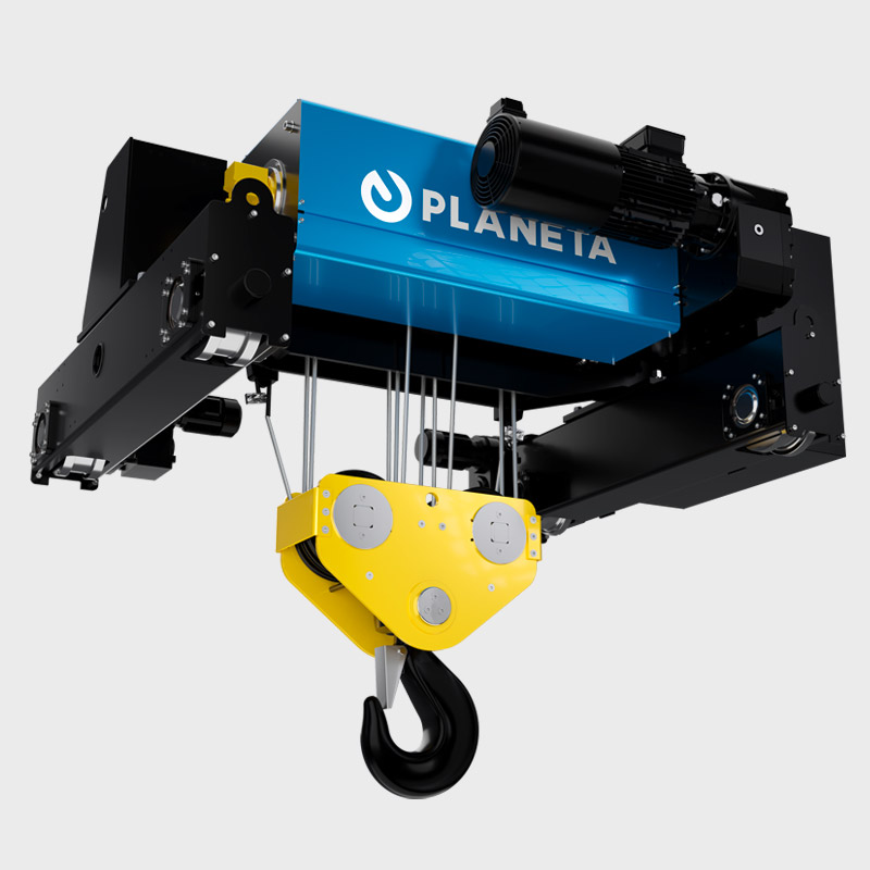 Elektroseilzug PWRH mit Doppelträgerfahrwerk Tragfähigkeit 50t