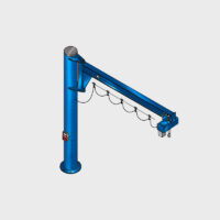 Schema Säulenschwenkkran AS