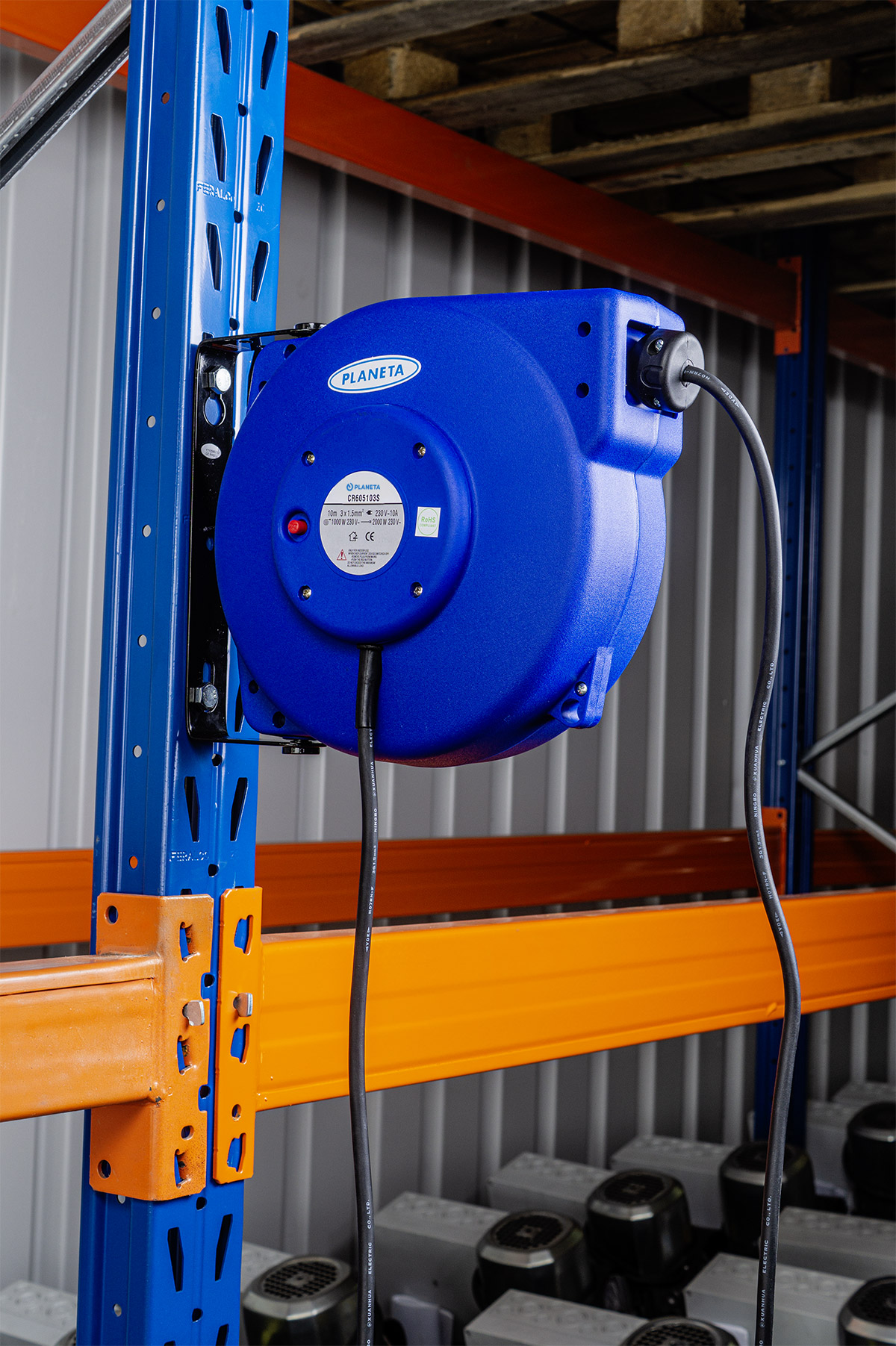 Anwendung Kabelaufroller CR605