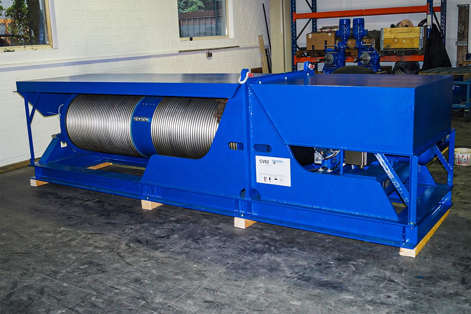 PHW-E 310 Electric Rope Winch with 5.5 kW Motor Power